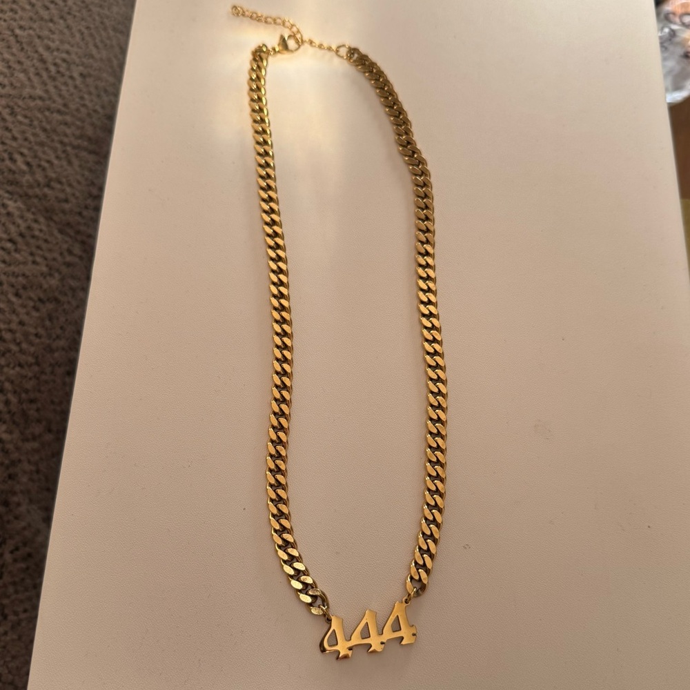 18K Gold Filled Angel Number Necklace